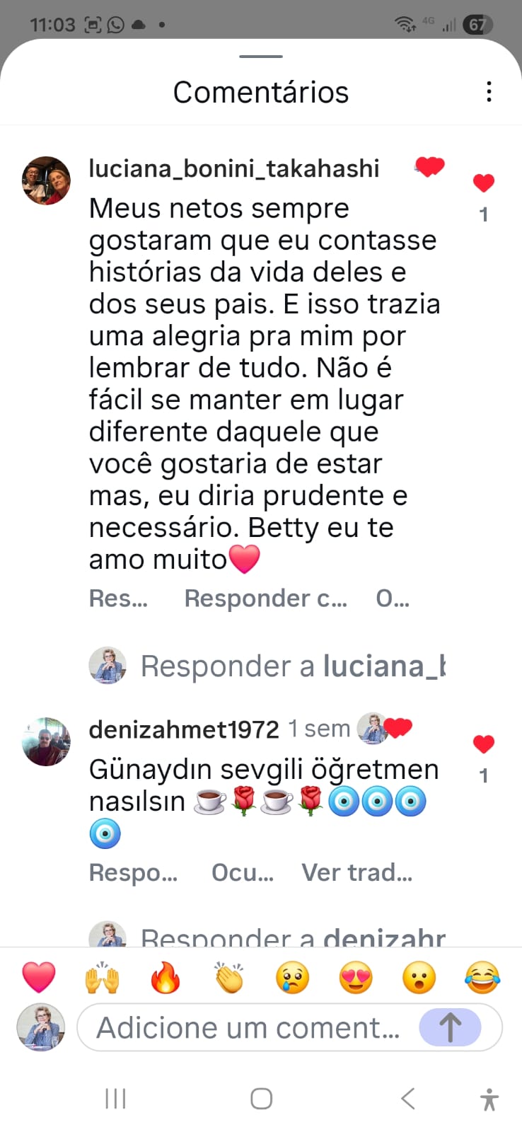 Depoimento de leitora sobre o livro.